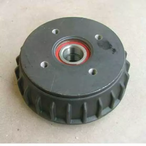 Alko Brake drum 1637 Euro with bearings image 1