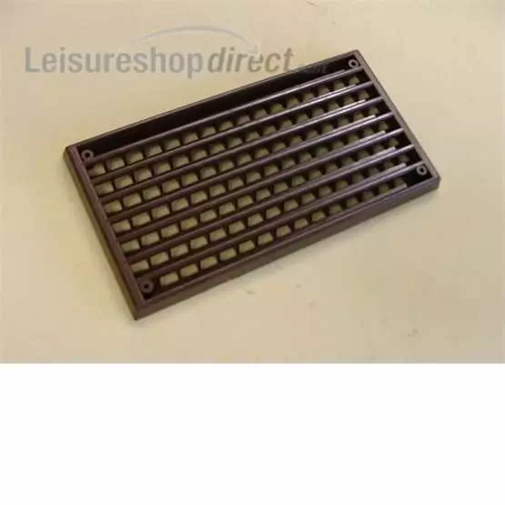 Interior Plastic Vent 170mm x 90mm - Brown image 1