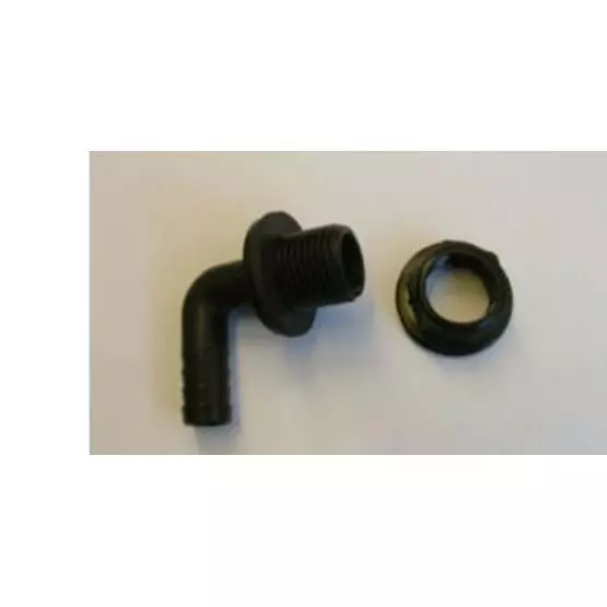 1/2" (12mm) Hose Elbow Nut In Tank Fitting image 2