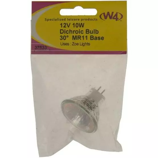 Dichroic bulb 12v 10 watt MR11 image 2