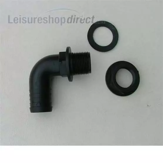 3/4" (20mm) Hose Elbow Nut In Tank Fitting image 2