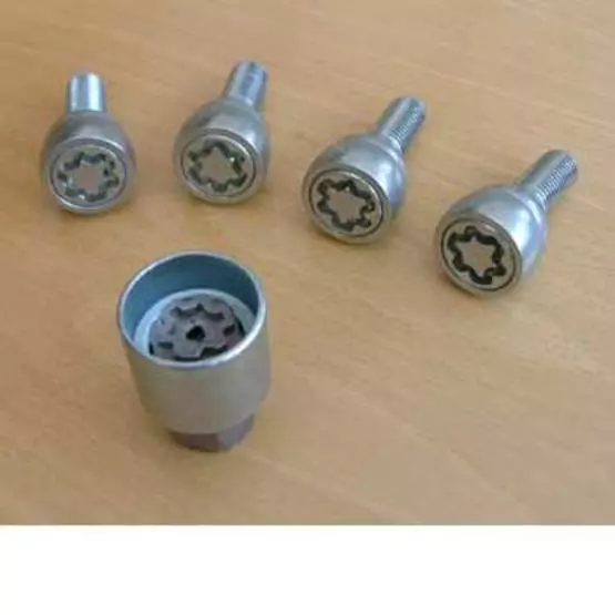 Milenco Locking Wheel Nuts Caravan Set of 4 image 1