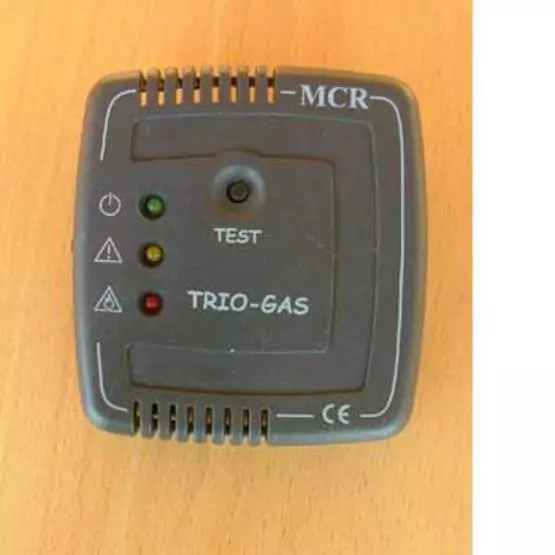 Trio gas alarm - colour black image 1