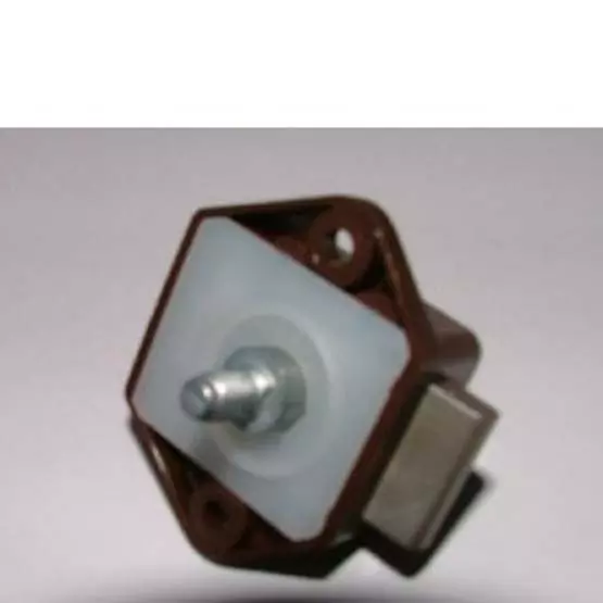 Mini Push Button Lock 15mm Brown image 1