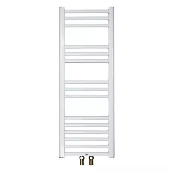 Alde Powder-coated Ladder Style Towel Radiator (White) (no Thermostat) image 1