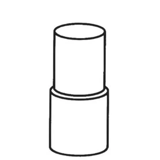 Adaptor - to convert 2in flue outlet to 2 1/2in flue outlet image 1