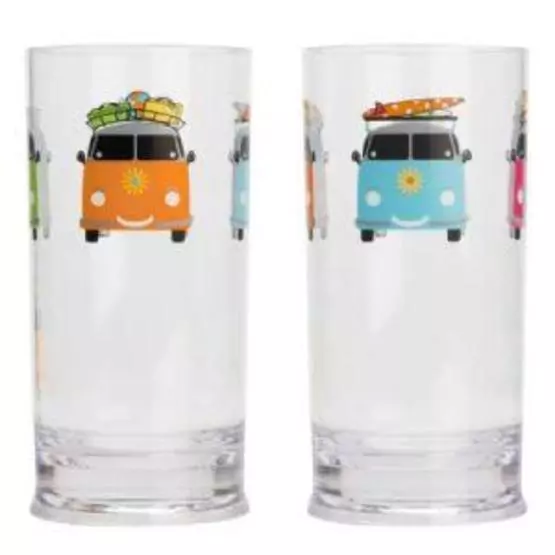 Camper Smiles Tall Tumbler (x2) image 1