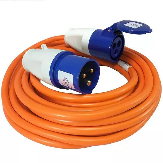 10m Caravan Electric Hook Up Mains Lead 230V image 1