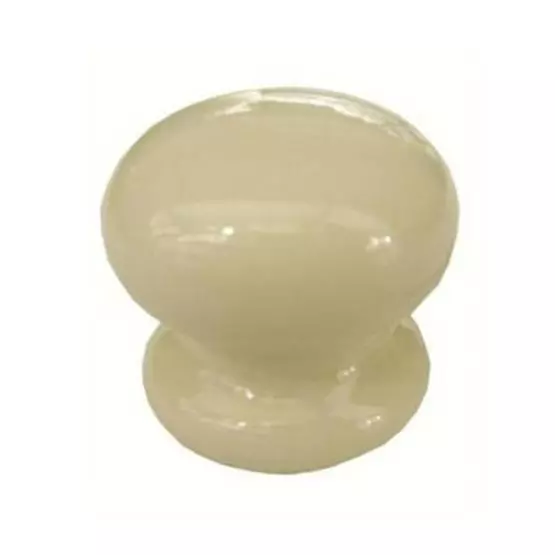 Ceramic knob, 35mm, Ivory image 1