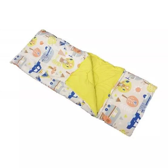 Childs Sleeping Bag & Pillow - Let's Camp image 1