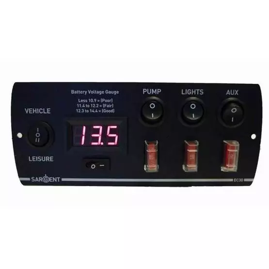 CONTROL PANEL BATTERY VOLTAGE GAUGE image 1