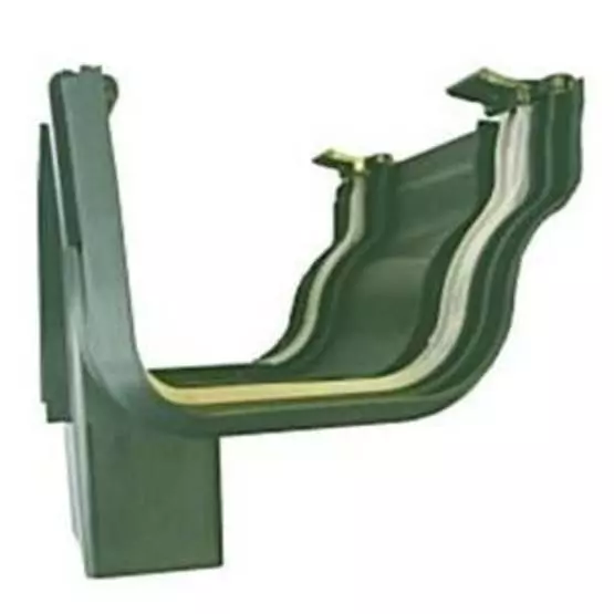 Dls holiday home downpipe connector/ hopper in forest green image 1