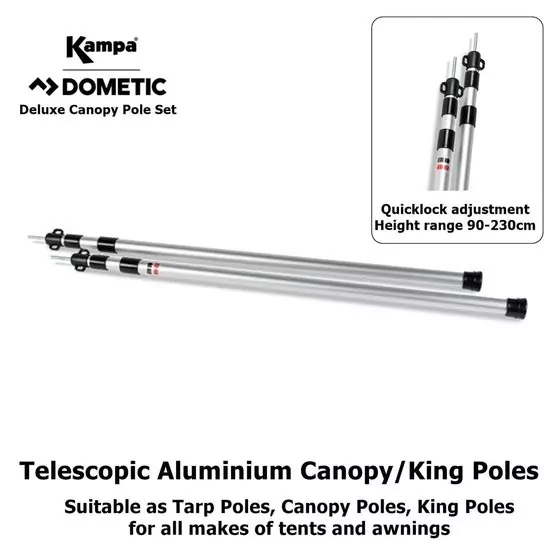 Dometic Kampa Deluxe Canopy Pole Set Dometic Tent and Awning
