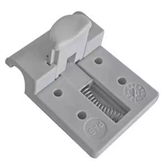FAWO Grey Plastic Table Top Bracket Catch Clip For Caravan & Motorhome Tables 6 thumbnail image