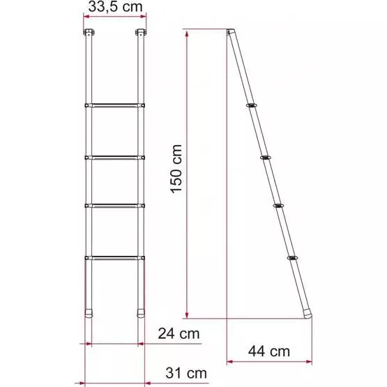 Fiamma Deluxe 4B Internal Ladder image 4