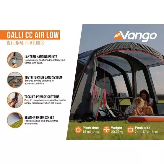 Vango Galli CC Air Driveaway Awning image 5
