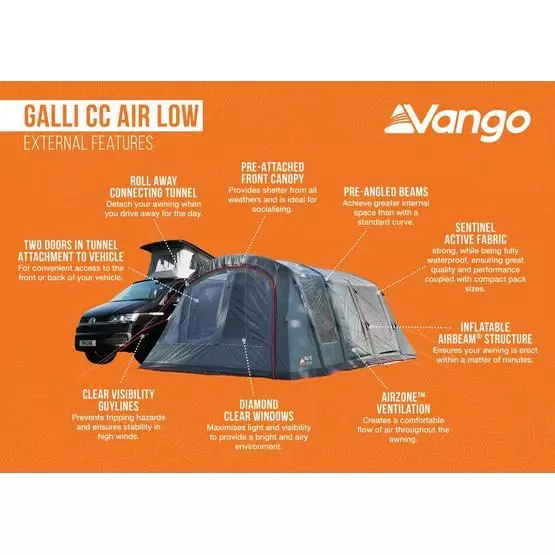 Vango Galli CC Air Driveaway Awning image 6