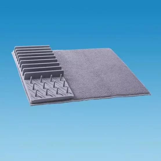 GREY - Drying Rack with Mat image 1