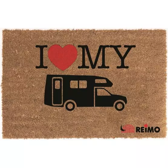 I Love My Motorhome Coconut Mat image 1