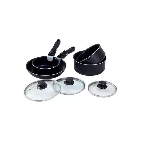 Isabella Stackable pot and frying pan set image 1