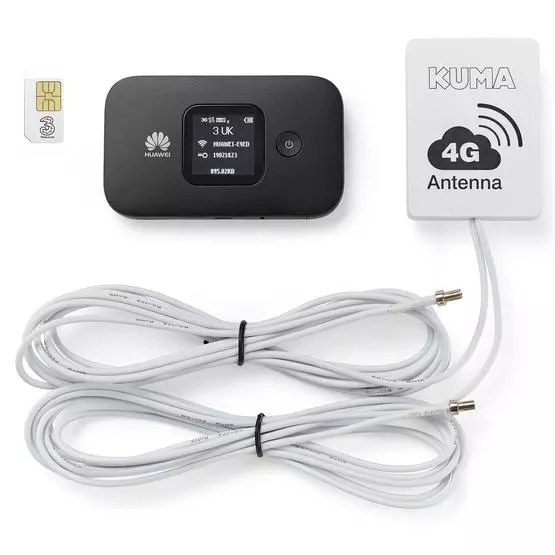 Kuma 4G Caravan & Motorhome Mobile Pocket WiFi Kit with Antenna image 1