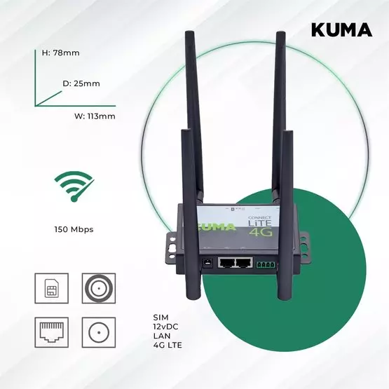Kuma Connect Lite 4G Router - Wifi booster kit image 5