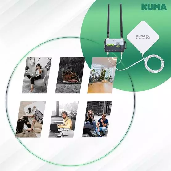 Kuma Connect Play 4G to Wifi Router & Indoor Suction Mount Antenna image 6