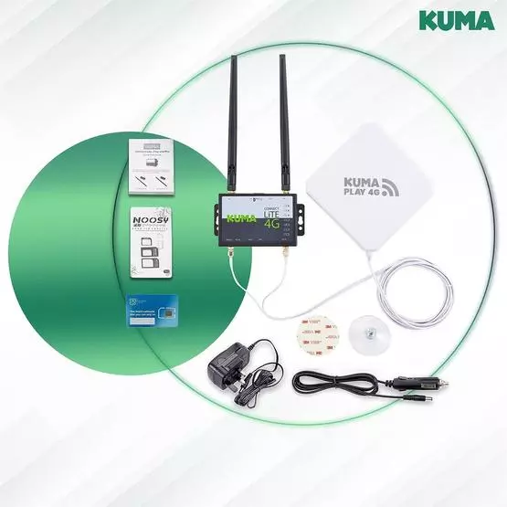 Kuma Connect Play 4G to Wifi Router & Indoor Suction Mount Antenna image 3