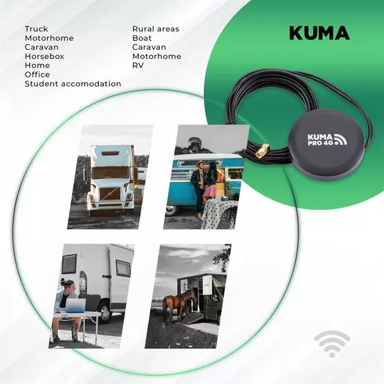 Kuma Connect Pro 4G to Wifi Router & Roof Mount Antenna image 4
