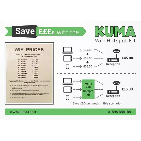 Kuma Wireless WiFi Hotspot Booster Kit image 8