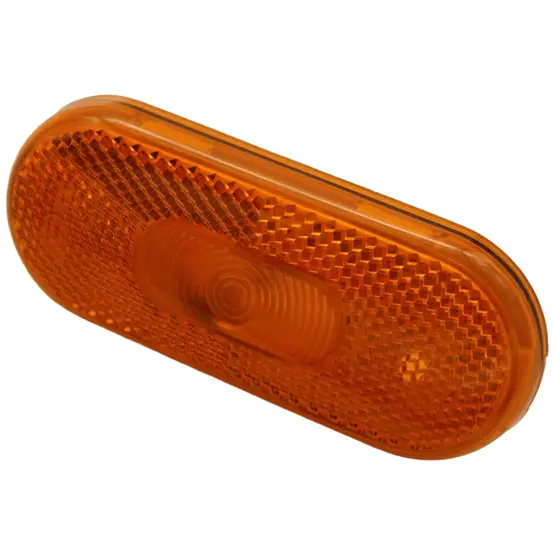 PAIR Britax 883 Amber Side Marker Lights – Campervan & Caravan, 74mm, UK Made