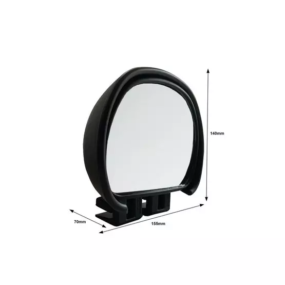 Milenco Aero Blind Spot Mirror-Black image 3
