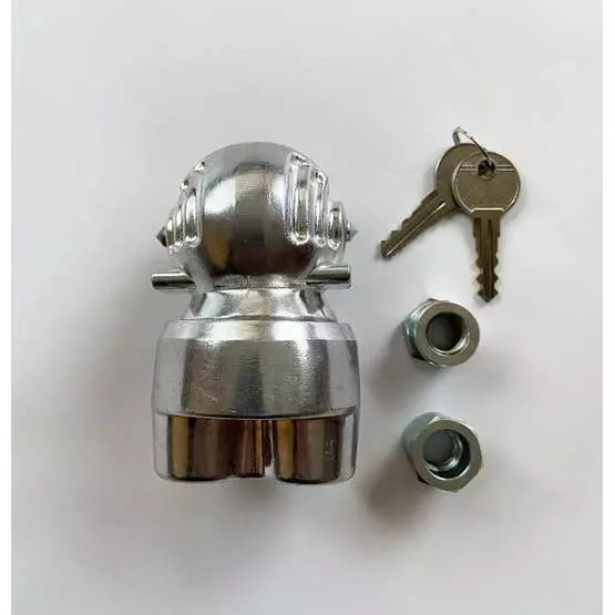 Milenco Ball Type Hitchlock with 2x Security Nuts image 1