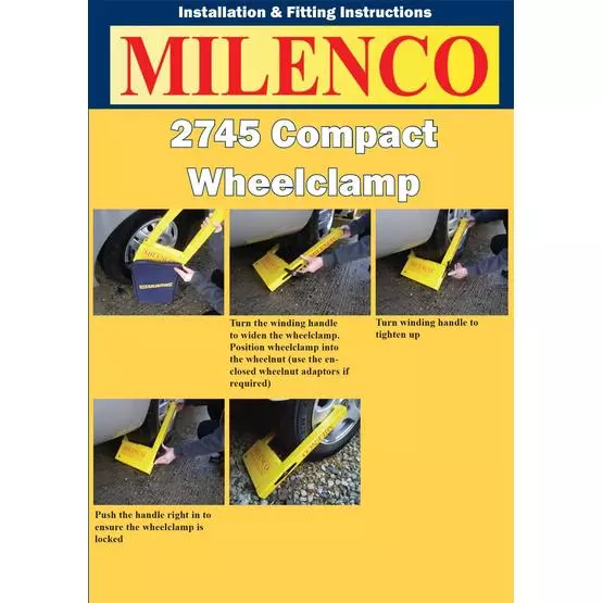 Milenco Compact Wheelclamp image 7