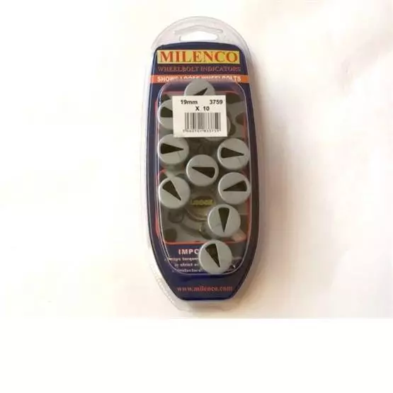 Milenco Wheelbolt Indicators x 10's 17mm image 2