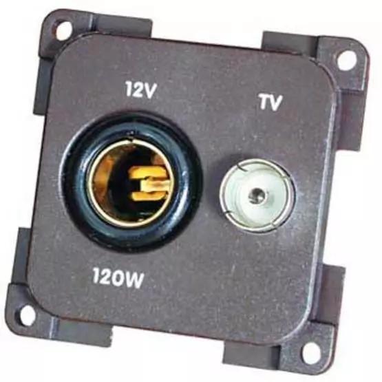 12V + TV Socket