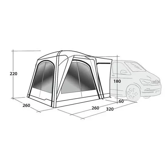 Outwell Bremburg Air Driveaway Awning image 13