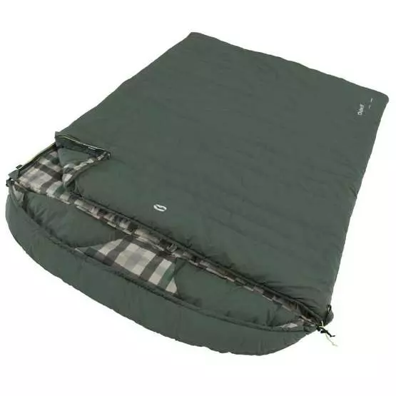 Outwell Camper Lux Double Sleeping Bag - Green image 1