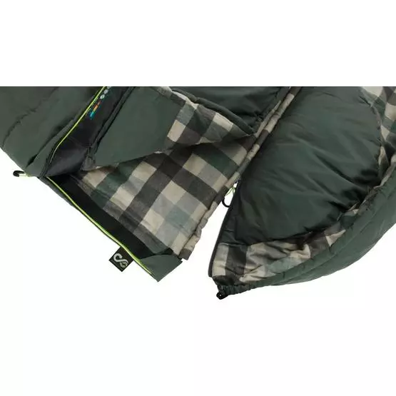 Outwell Camper Lux Double Sleeping Bag - Green image 3