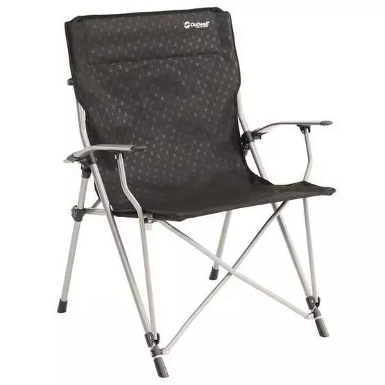Outwell Goya XL Folding Camping Arm Chair (Black) image 1