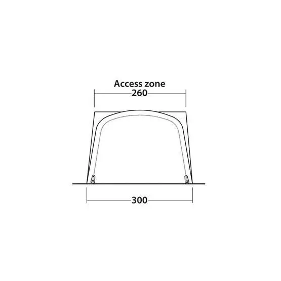Outwell Newburg 260 Poled Drive-away Awning image 10