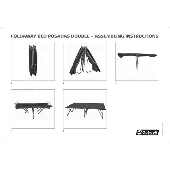 Outwell Posadas Foldaway Camp Bed Double Camp beds