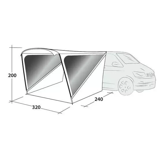Toldos Furgoneta Camper Toldo Outwell Touring Shelter Air Grey Toldo Para Coche
