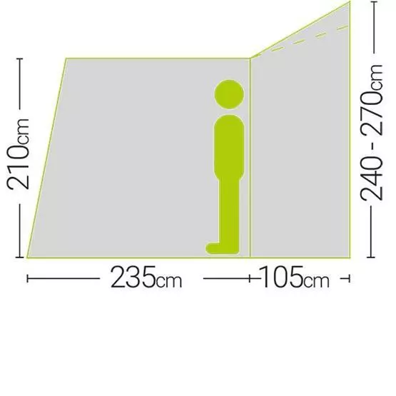 Quest Falcon air 300 drive away awning (high) Quest Awnings