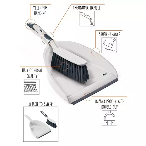 Rayen Dustpan W/Brush image 3