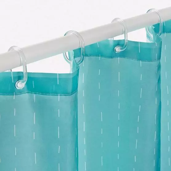Rayen Shower Curtain Green Dash image 5
