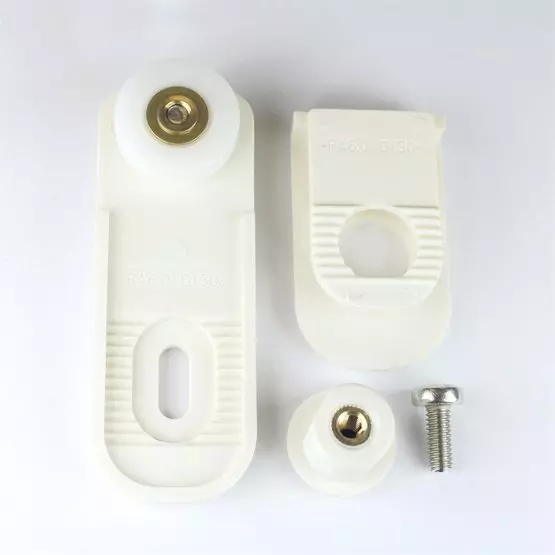 Remis shower doors- Bracket for curved cubicle door (adjustable) image 2