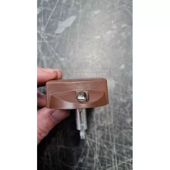 Rim lock single push lock image 3