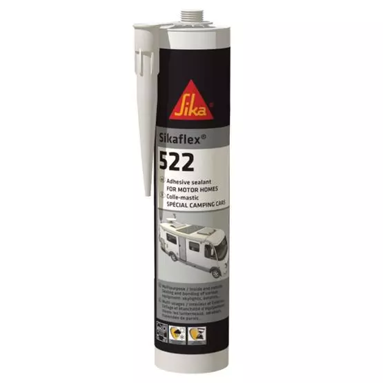Sikaflex 522 Caravan & Motorhome STP Adhesive / Sealant 300ml White image 1
