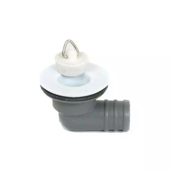 Sink waste angled 3/4" (7/8" plug) image 1